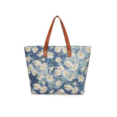 China Fashion Custom Printing Lattice Tote Bag for sale