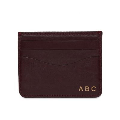 China Mini Waterproof Credit Card Holder Leather Women for sale