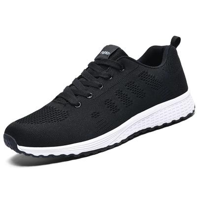 China Fashion Trend High Quality Light Weight Knitted Mesh Upper Breathable Shoes Women's Sports Running Shoes for sale