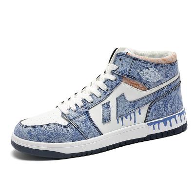 China CUSHIONING 2021 autumn and winter new outdoor high top panel shoes sports sneakers couples shoes for sale