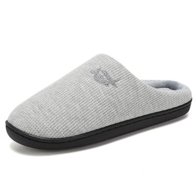 China CUSHIONING Hot-Selling High Quality New Style New Style Custom Logo Memory Foam Slip On Men's And Women's Winter Bedroom Indoor Slippers for sale