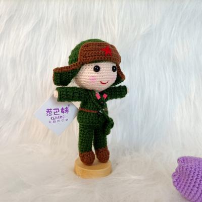 China Hand crochet best-selling cartoon knitting doll Handmade crochet doll from Leifeng for sale