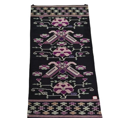 China Beautiful China Design Arabesquitic Tujia Brocade Wall Hangs Xiangxi Tujia Ethnic Minority Folk Brocade for sale