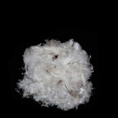 China Wholesale high cleanliness natural raw material filling material odorless washing 2-4cm gray goose feather for sale