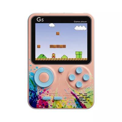 China ABS Plastic G5 500 in 1 Retro Colorful Classic Video Game Console Kids Handheld Game Player With 3.0 Screen for sale