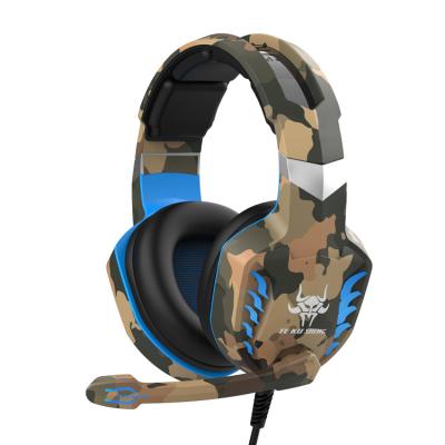 China Gaming Headsets With MIC K901 Noise Canceling Bass Hifi Wired Headband Earphones Led Light 3.5 Mm Gamer Earphones 7.1 RGB PC Gaming Headset for sale