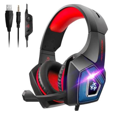 China Wholesale gaming headsets with MIC wire headband earbuds headphones noise cancel headphone gaming headset for xbox/ps4/ps5/switch for sale