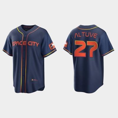 China Houston Baseball Cheap Uniform Astros 2022 Best Quality Antibacterial Mens Tank Tops 2 BREGMAN #27 Jose Altuve #44 Yordan Alvarez Custom Shirts for sale