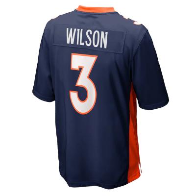 China New Wholesale Stitched Jersey Antibacterial Denver Bronco #3 Russell Wilson Limited Edition American Football Jersey for sale