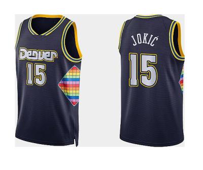 China Jokic 27 Murray Basketball Tops Denver 15 Custom Famous Brand Nuggets High Quality Men's Tank Tops S-2XL Basketball Uniform for sale