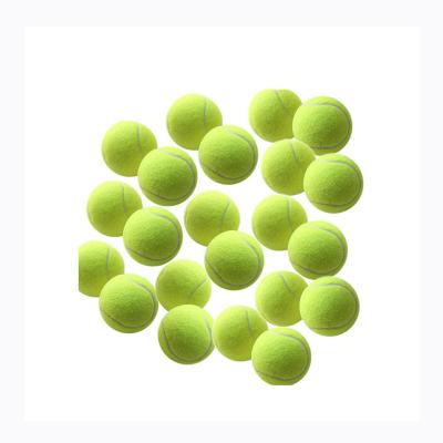 China High Durability Training Pressured Tennis For Practicing High Resilience Tennis Wool Rubber Tennis for sale