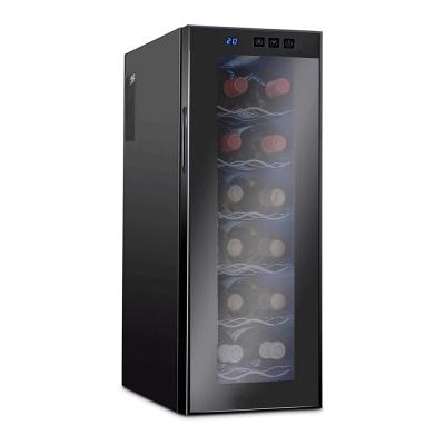 China Honeyson 12 Bottles Commercial Wine Cooler Fridge Refrigerator Cellar For Amazon, Ready To Ship for sale