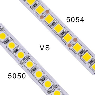 China Hot Selling WS 2812B 5054 600 10m 5050 IP44 Accessible White 5050 Desktop LED Strip Lights for sale