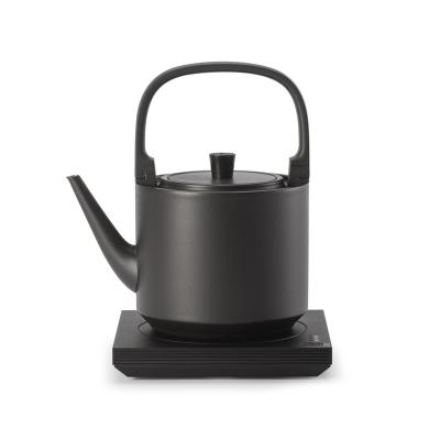 China 360 Base 2021 Degree New Retro Kettle 304 Stainless Steel Black White High Quality Rotating Electric Teapot 550ml for sale