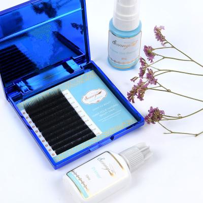 China Professional Antiallergic Eyelashes Exetesion Mink Eyelash Extensions Custom Trays Vietnam for sale