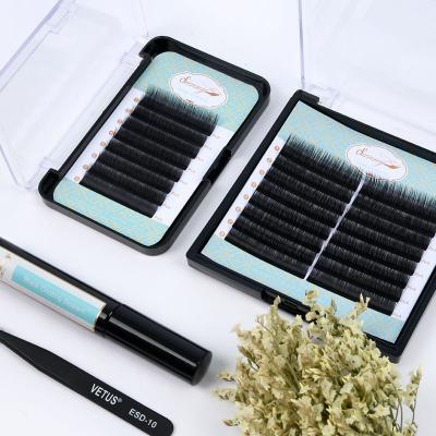 China Lightweight Cilios Elipse Flat Lash Maker Slit Eyelash Extensions Cashmere for sale