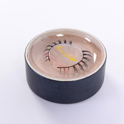 China 100% Real Natural Mink Fur Under Eyelash Case Round Siberian Mink Bottom Fur Lashes for sale