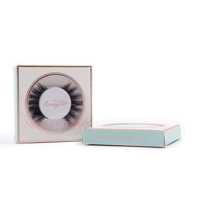 China Natural Wholesale Custom Real Mink 3d Fur False Eyelashes Packaging Dispenser Beauty False Eyelashes for sale