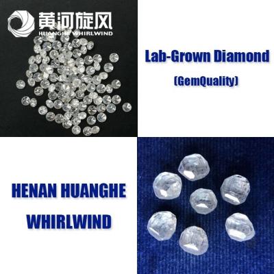 China VVS2 de zuivere Witte Ruwe Laboratorium Gecreeerde Diamanten van de Duidelijkheids Grote Grootte Te koop