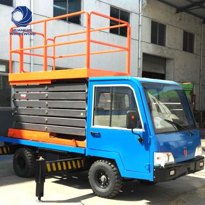 China Electric Construction Scissor Lift  Self Propelled Scissor Work Platform for sale