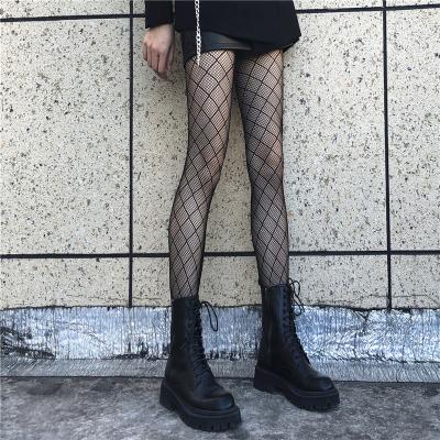 China Compression Mesh Black Stockings Women Fall And Winter Pantyhose Long Socks for sale