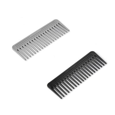 China Salon TF--RPA Hairdressing Massage Comb Black Flat Wide Tooth Plastic Hair Top Comb 450048 for sale