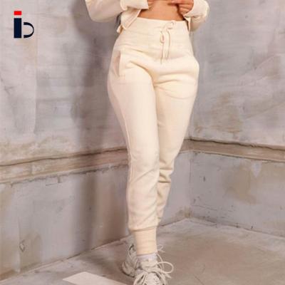 China Custom Logo Cotton Drawstring Women Training Sportswear Breathable Fitness Woman Jogger Pants for sale