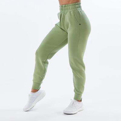 China Women's French Terry Casual Fit Drawstrings Sweatpants Cotton Viable Wear Gym Joggers for sale