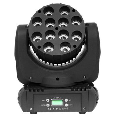 China Easy Installation 12pcs Led Shaking Beam 12x10w Light Rgbw Led Moving Head Stage Light 4in1 RGBW for sale