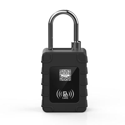 China Waterproof Portable Anti-theft Smart Security Lock Blue Tooth Padlock 153*69.5*41.5mm for sale