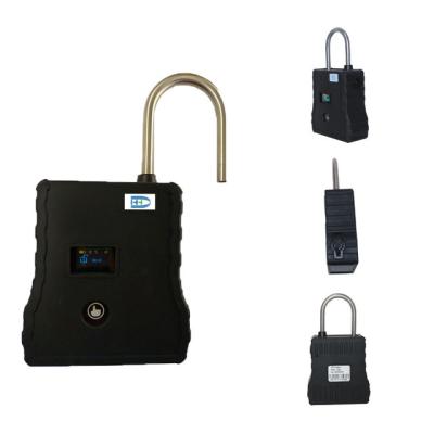 China GPS Padlock Container Door Lock Real Time Tracking Logistics GPS Seal With Wire Rope Shack for sale