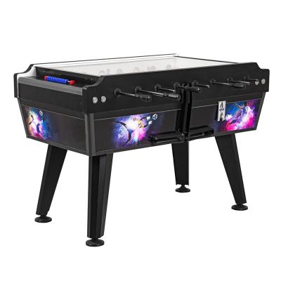 China 2022 Iron System Upgraded Customizable Glass Countertops Foosball Table 143*820*890mm for sale