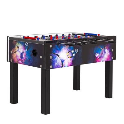 China The hottest iron system robeto foosball tablethe indoor sports item which can be controlled by many people is foosball table 1460*750*900MM for sale