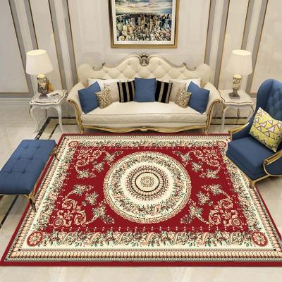 China Living room crystal rug good quality print velvet tea table mat modern simple bedroom home floor rug for sale