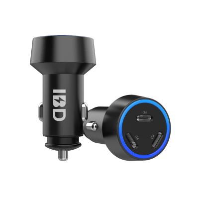 China UniversalÂ   IBD 3 Car Charger LEFT Metal Material Charger Designed Trending Car Phone Charger New New For Phone for sale