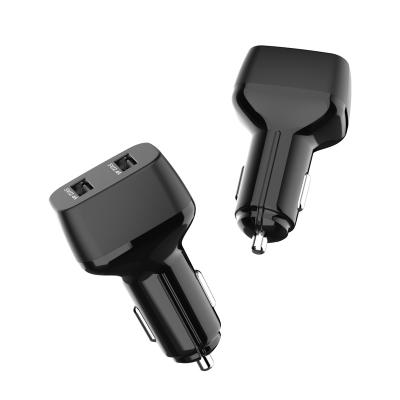 China Mobile Phobe Charing Hot Sale 4.8A Car Accessories Dual Usb Car Charger 2 Port Car Cigarette Lighter USB Charger for sale