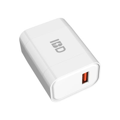 China High quality mobile phone travel charger qc3.0 home wall charger phone charger for sale