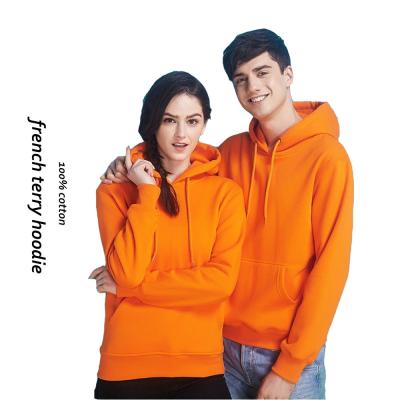 China Factory Outlet Hoodies Cotton French Terry Blank Solid Sweatshirts For Winter Outdoor Jogging Good Quality Hoodies Unisex for sale