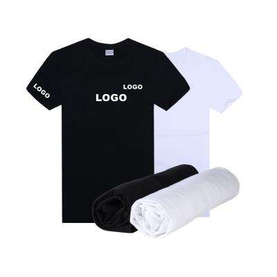 China Wholesale Manufacturer Cheap OEM Fashion men custom printed oem t-shirt in bulk black and white for sale