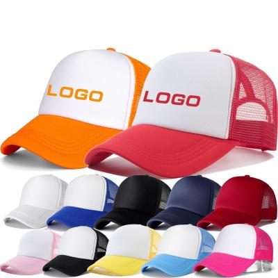 China Customize Mesh Hats Custom Logo Blank Plain Trucker Hat Embroidery Screen Printing Logo Breathable Wholesale Trucker Hats for sale