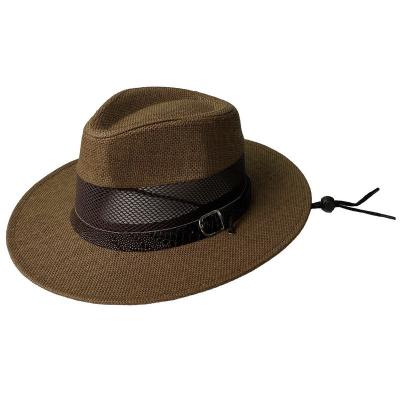 China High Quality Outdoor Sun Protection Comfortable Casual Summer Hollow Beach Straw Hats For Men And Women for sale