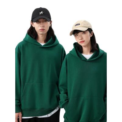 China Plus Size XS-5XL Hoodie Unisex Polyester Cotton Sweatshirt Fashion Colors Custom Logo Thick Weight Pullover Oversize Hoodies for sale