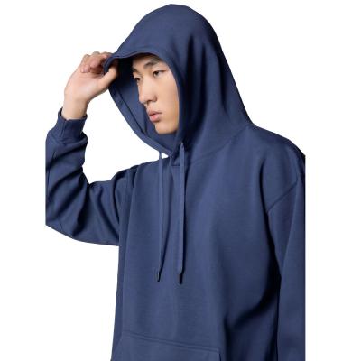 China High Quality Oversize Hoodies Thick velvet 400G Drop Shoulder Sweatshirt For Winter Outdoor Street Mens Hoodies for sale