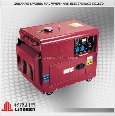 China Domestic Silent Soundproof House Lingben China Diesel Engine Generator Price for sale