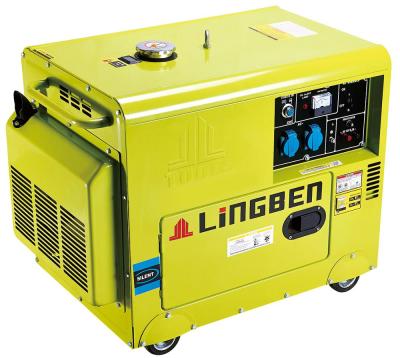 China Super Silent Diesel Electric Generator Set 3kw 110v/220v 178F LB4000LN-1 Single Phase for sale