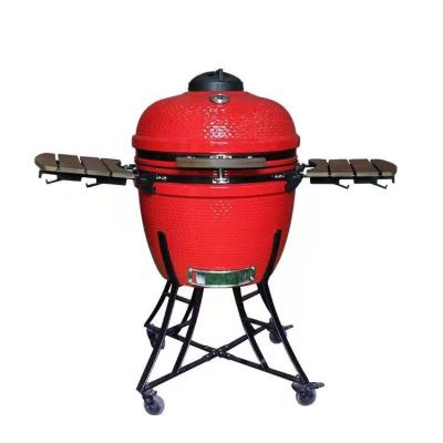 China Adjustable Height 13 Inch Mini Portable Ceramic Charcoal BBQ Grills For Outdoor Cooking for sale