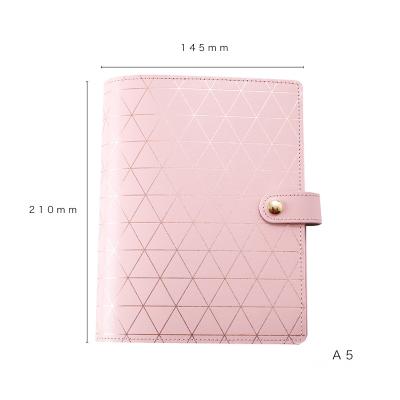 China European and American style notebook simple detachable notebook PU loose-leaf notebook high-end hardcover book cover manual notebook artistic gift for sale