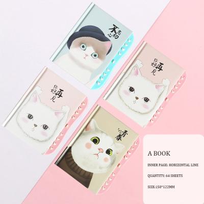 China Creative Cute Hardcover Book Portable Notebook for Kids and Students with Password Lock for sale