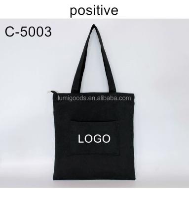 China LUMI 12oz Size Cheap Handled Tote Shopping Bag Cotton Canvas Customized Bag With Custom Logo for sale