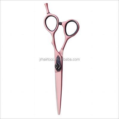 China Adjustable Bearing System Scissor Japan 440C Pink Hair Scissors 6 Inch Pink Coating Barber Scissors for sale